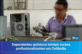 Dependentes químicos ganham oportunidades com ofertas de cursos profissionalizantes