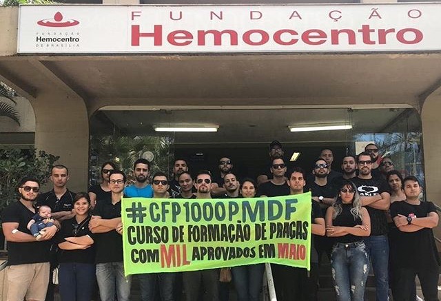 Futuros policiais militares  reivindicam que GDF convoque 1.000 aprovados para curso de formação em maio