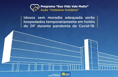 GDF convida idosos para quarentena em hotéis