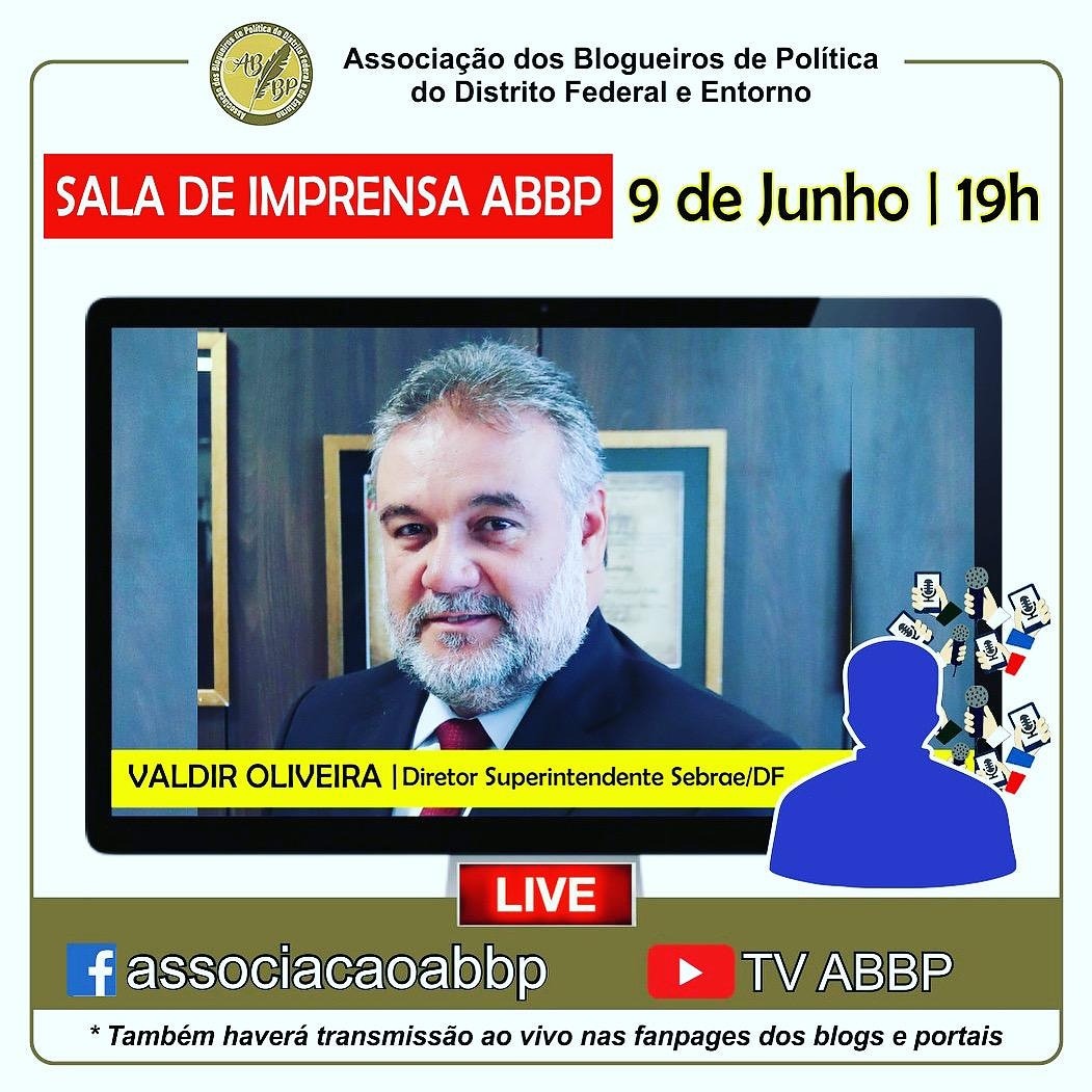 SALA DE IMPRENSA ABBP | Valdir Oliveira, do Sebrae/DF, é o entrevistado desta terça (09)