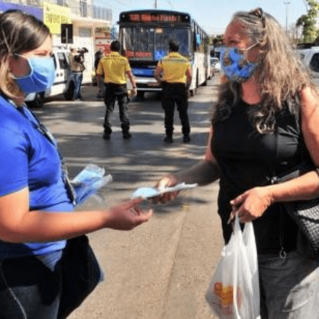 Três milhões de máscaras em todo o DF