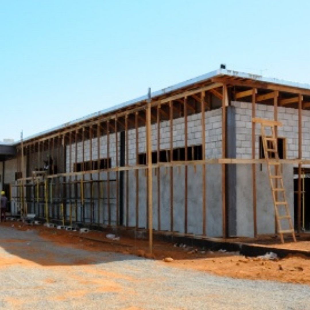 Obras a todo vapor no Hospital de Campanha de Ceilândia