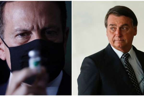 Como disputa entre Bolsonaro e Doria pode atrasar vacina contra covid-19