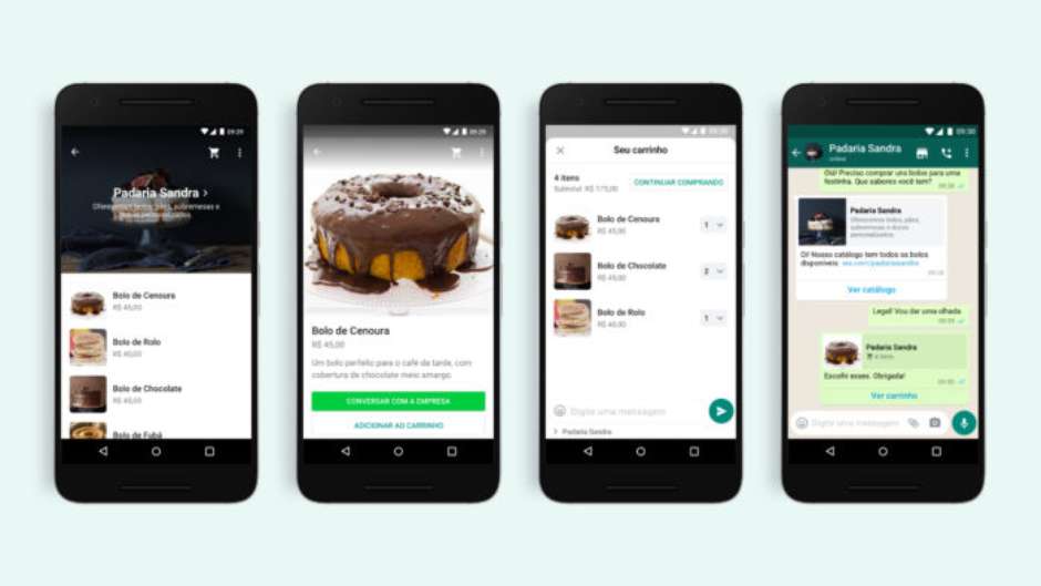 WhatsApp lança carrinho de compras no Brasil e mais países