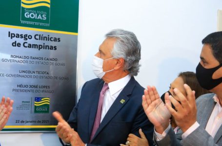 Caiado anuncia mais 140 mil doses de vacina contra Covid-19 para Goiás durante entrega do primeiro Ipasgo Clínicas especializado em saúde mental