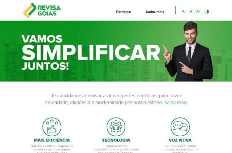 Governo de Goiás convida população a revisar leis estaduais vigentes