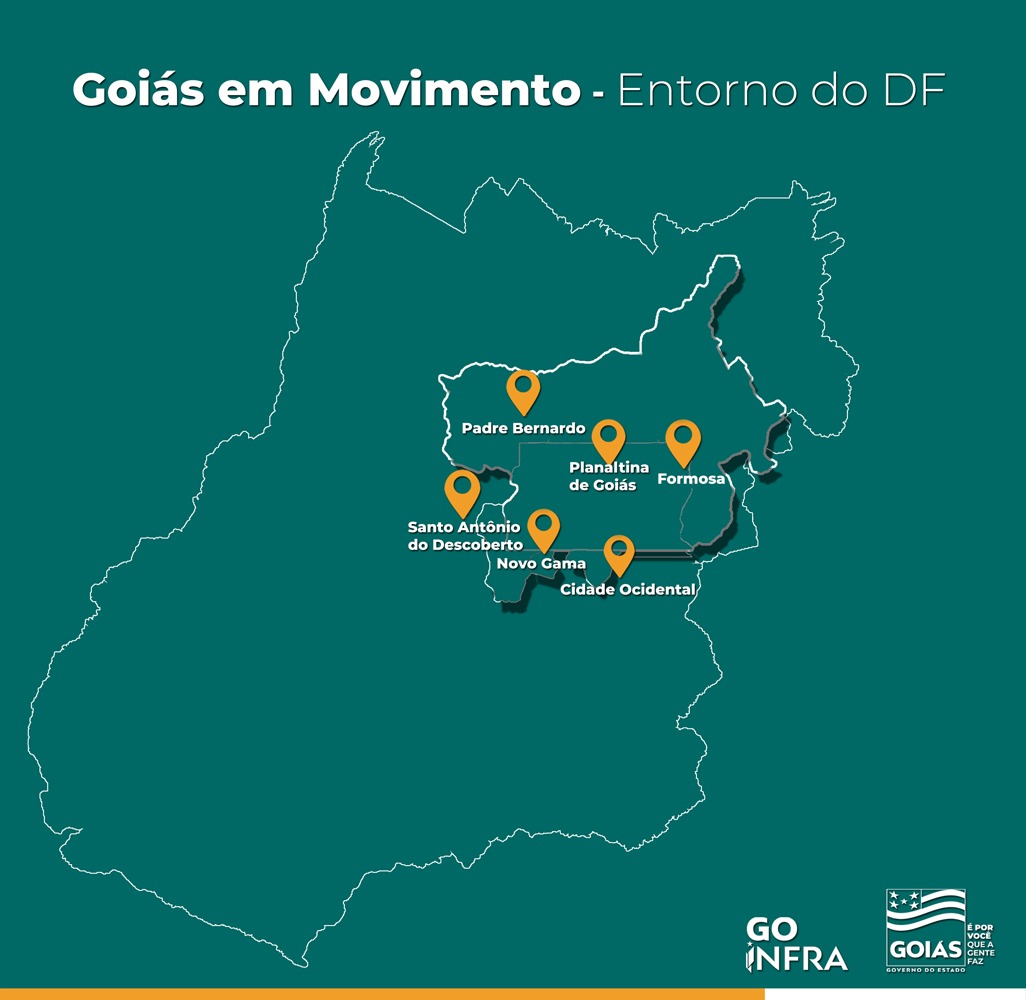 Governo de Goiás lança pacote para reformar sete rodovias do Entorno do DF