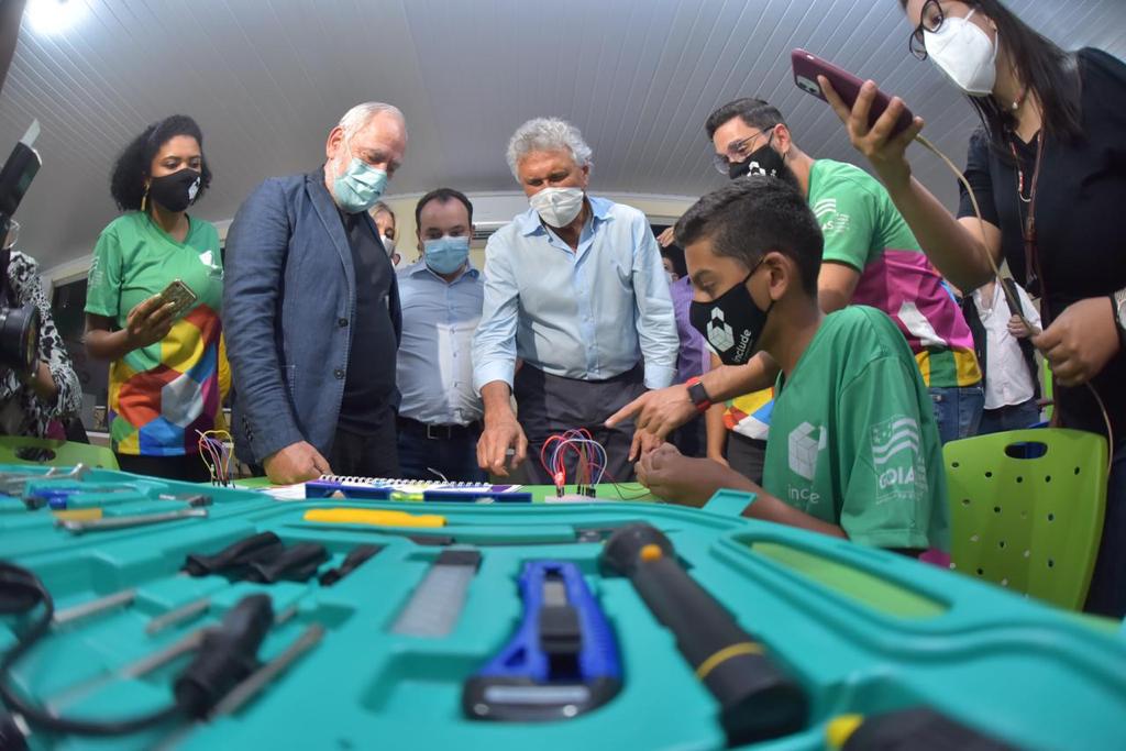 “Quero difundir a melhor educação em Goiás”, afirma Caiado ao inaugurar mais duas sedes do projeto Include, no Entorno do Distrito Federal