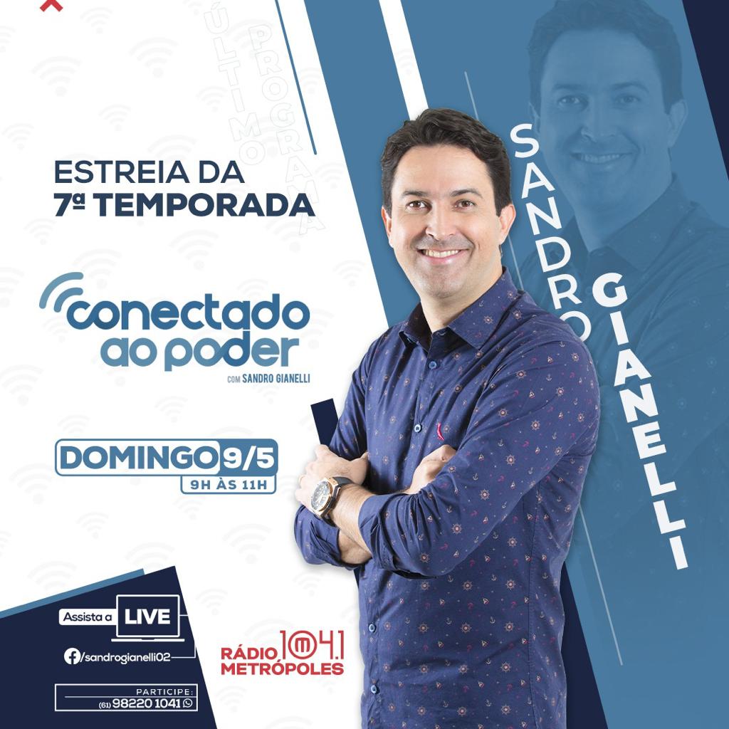 SÉTIMA TEMPORADA | Conectado ao Poder estreia domingo (9), às 9h, na rádio Metrópoles FM