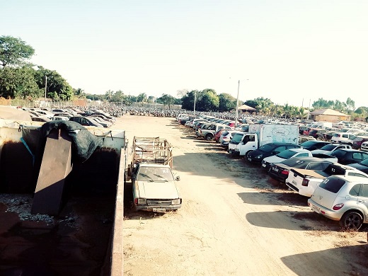 Megaoperação do Detran limpa pátios de veículos apreendidos