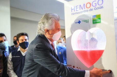 Caiado inaugura reforma e ampliação do Hemocentro Coordenador Estadual de Goiás