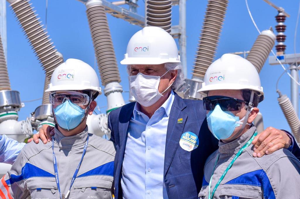 Caiado inaugura 12 obras ao lado da Enel no Entorno do Distrito Federal e Nordeste Goiano