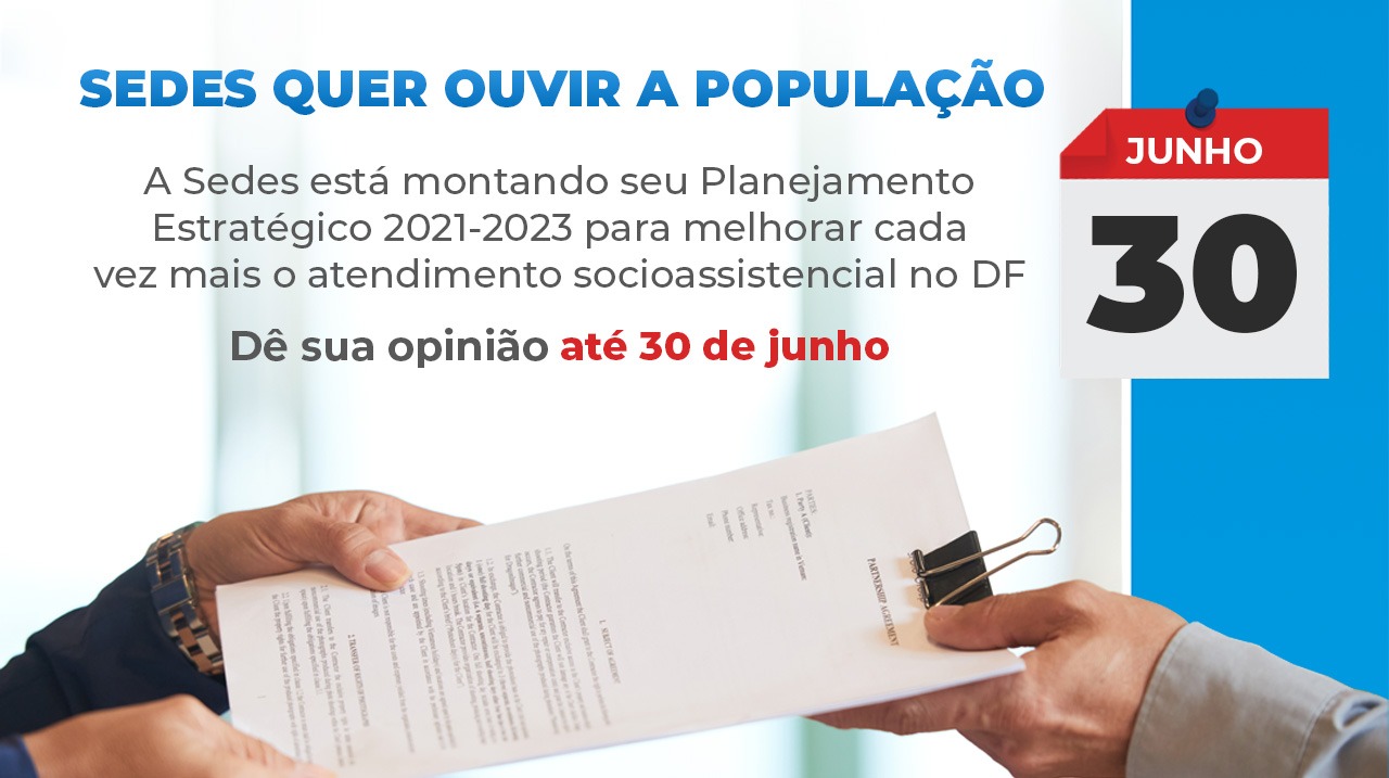 Desenvolvimento social quer ouvir a população e os servidores