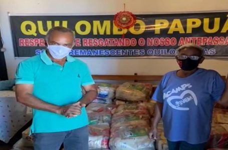 Governo distribui 32 mil cestas básicas para 70 comunidades quilombolas
