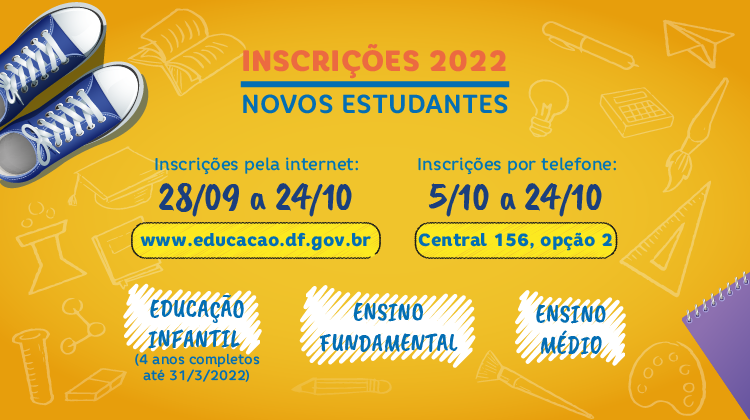 Matrículas para rede pública já podem ser feitas pelo 156