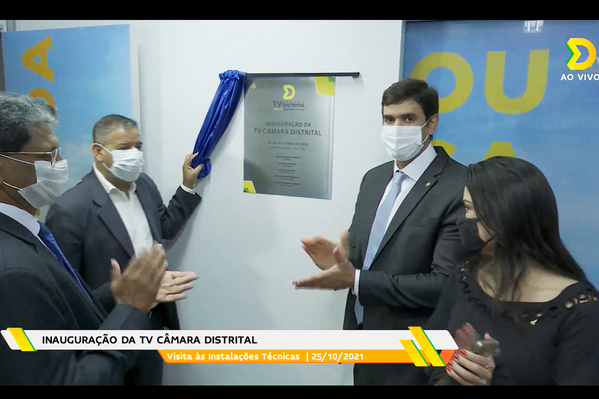 TV Câmara Distrital foi inaugurada