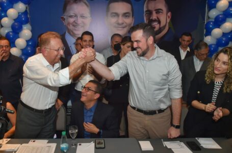 Mendanha recebe apoio do Republicanos com João Campos ao Senado