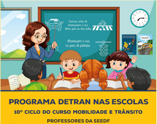 Detran abre inscrições de curso Mobilidade e Trânsito para professores das escolas públicas