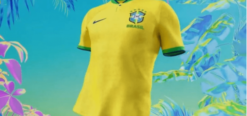 Nova camisa principal da Seleção será utilizada na Copa do Mundo.