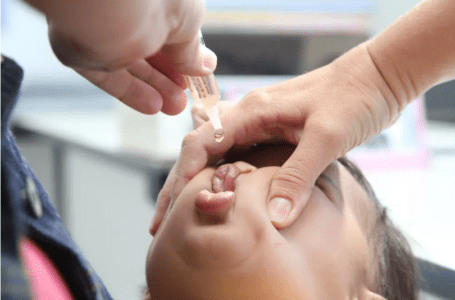 Vacinação contra pólio atinge 47% do público-alvo