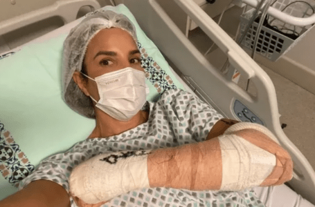 Ivete Sangalo passa por cirurgia no braço esquerdo e agradece equipe médica pelo sucesso na operação: ‘Mainha tá zero bala ❣️’