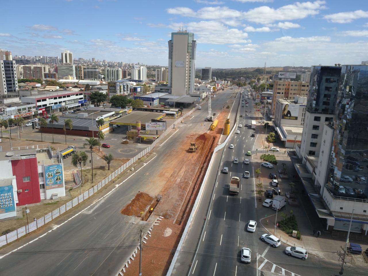 Obras avançam no túnel de Taguatinga e trânsito no viaduto da Samdu foi liberado nesta segunda (1º)