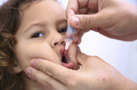 Começa nesta segunda (8/8), a campanha de vacinação contra a poliomielite