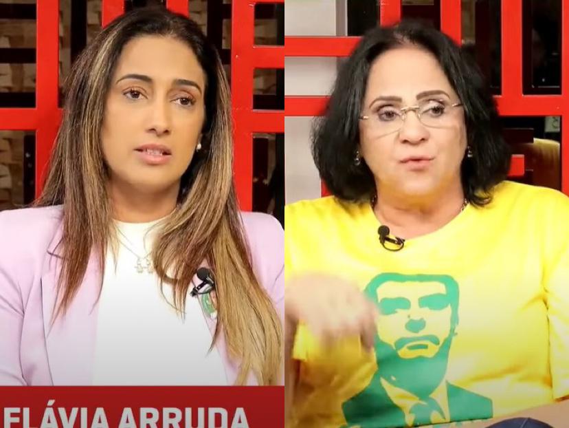 ELEIÇÕES 2022 | Flávia Arruda mostra porque é melhor que Damares Alves durante confronto em debate