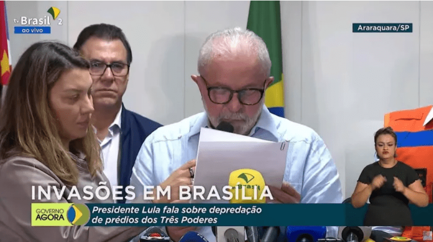 Lula decreta intervenção federal no Distrito Federal