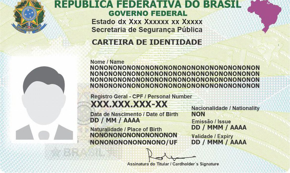 Nova carteira de identidade será emitida sem informação sobre sexo