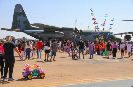 Forças de segurança marcam presença em evento na Base Aérea de Brasília