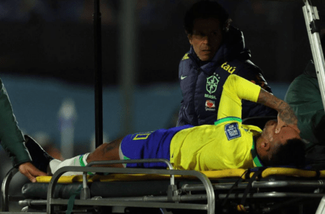 Neymar tem suspeita de lesão grave em derrota do Brasil para o Uruguai