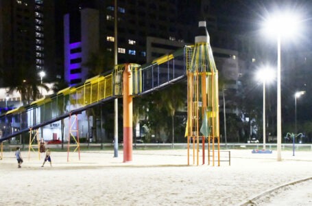 Parque Ana Lídia ganha novas luminárias de LED