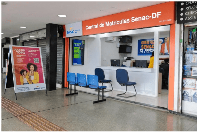 Senac-DF abre central de matrículas na Rodoviária do Plano Piloto