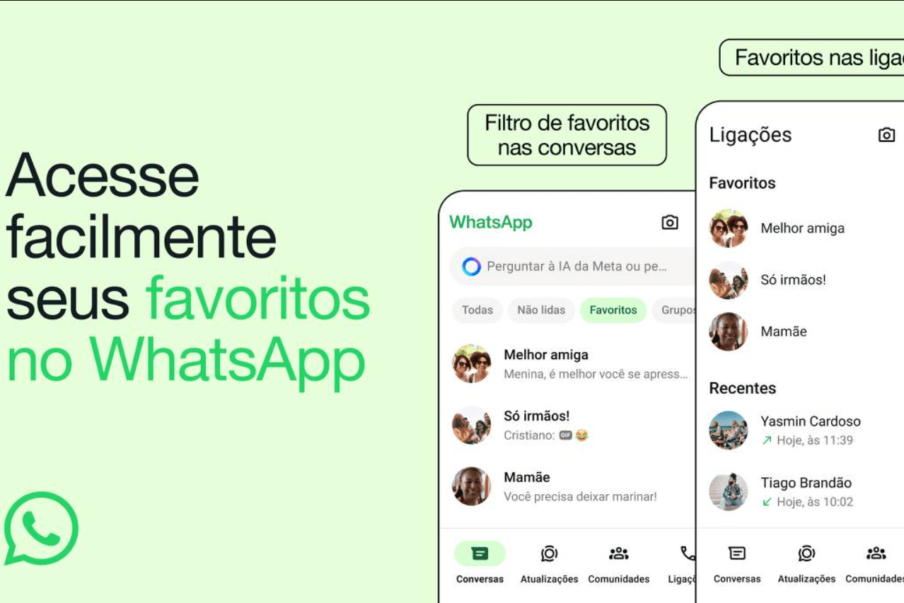 WhatsApp agora permite favoritar contatos para facilitar conversas