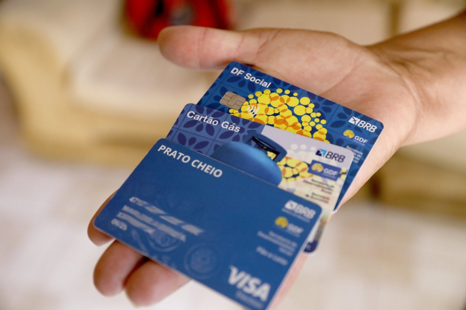 Liberados cerca de R$ 42 milhões para pagamento do Cartão Gás, Cartão Prato Cheio e DF Social