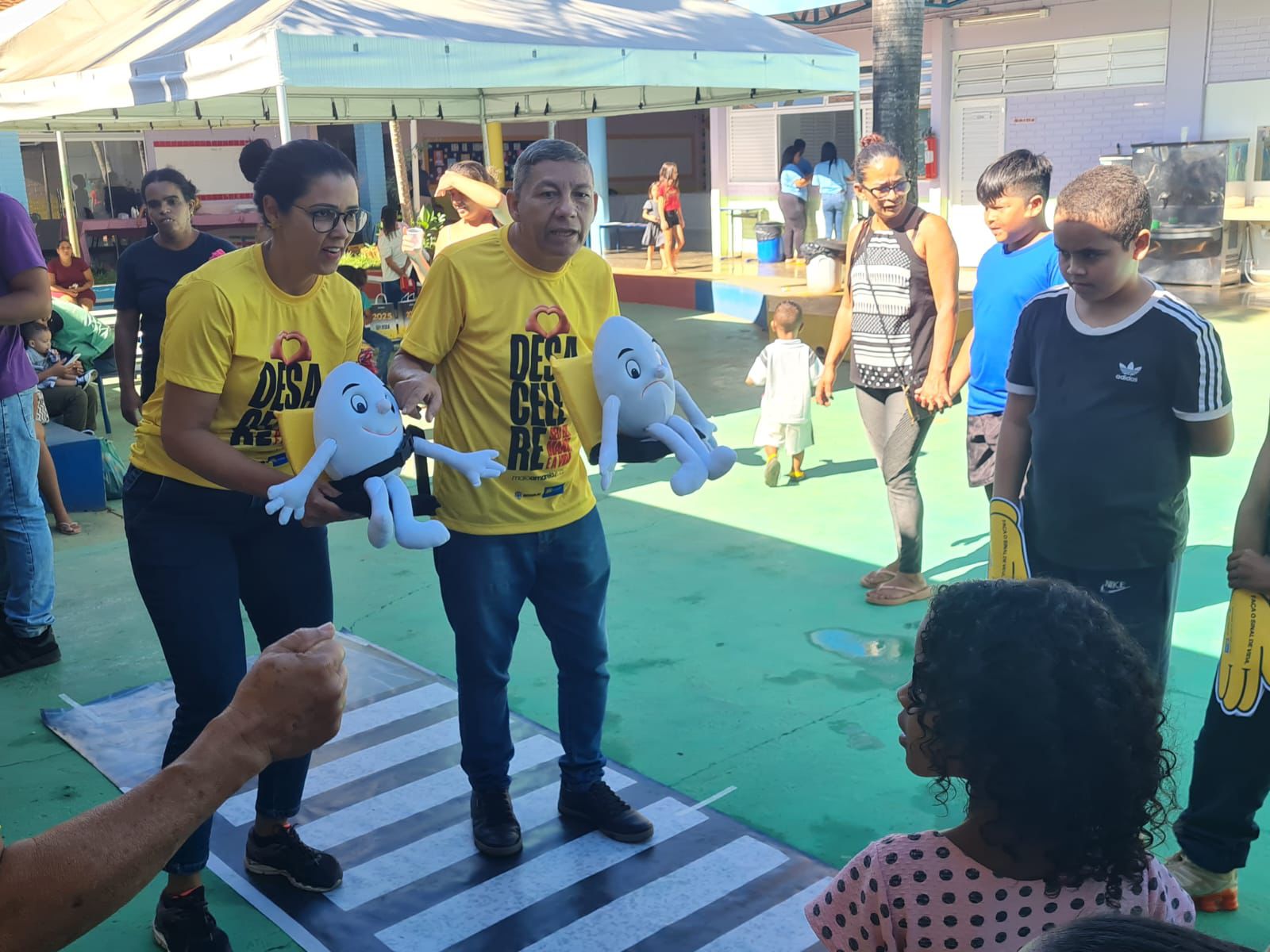 Ações educativas do Maio Amarelo alcançam 1,1 mil pessoas no fim de semana
