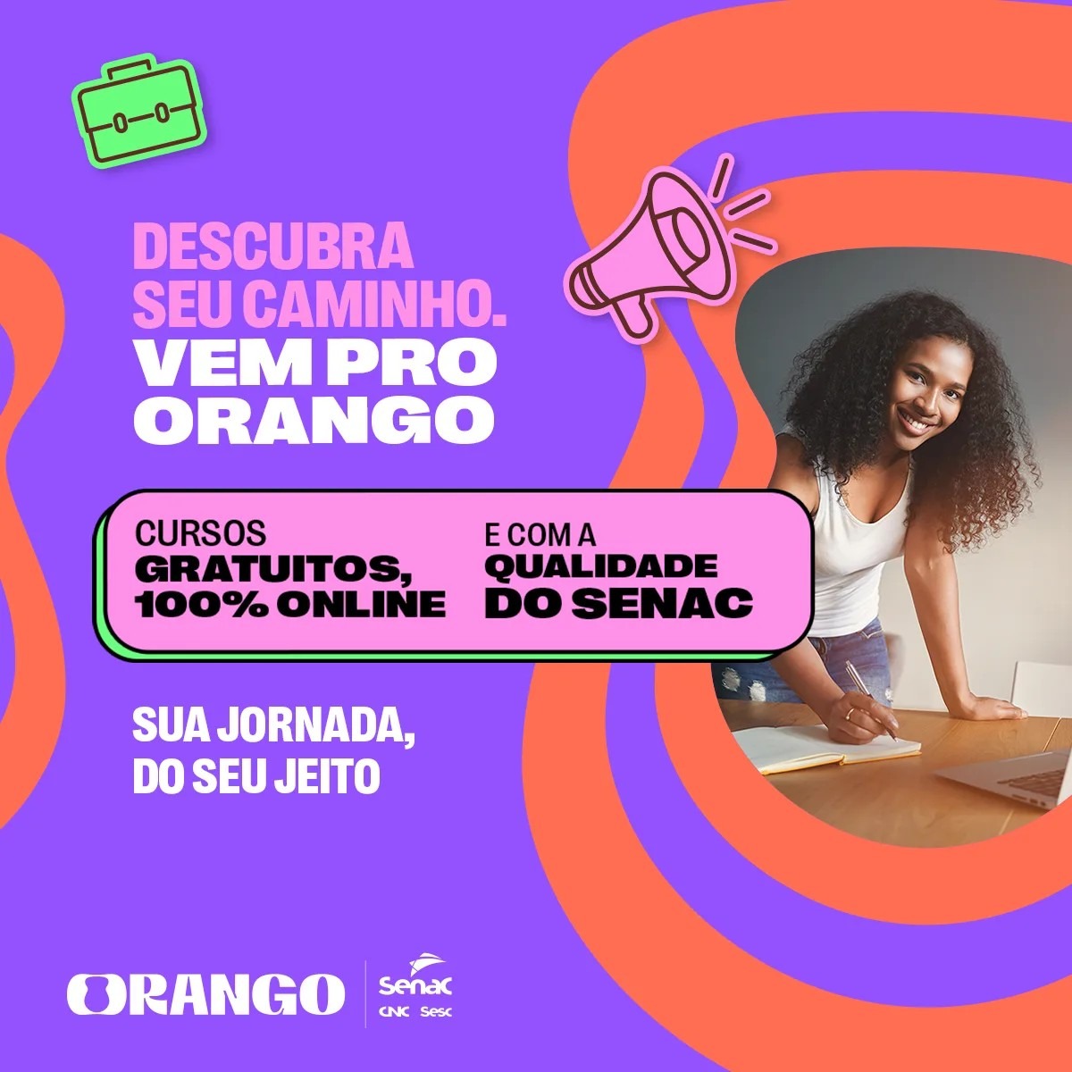 Senac lança Orango: nova plataforma digital com cursos 100% gratuitos e certificação
