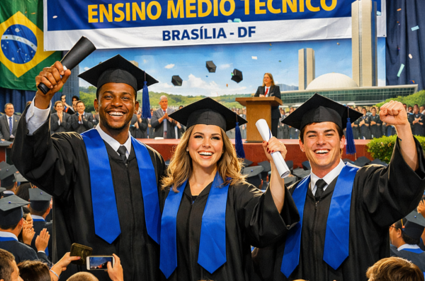 Parceria entre Senac-DF e SEEDF certifica 1,5 mil estudantes em cursos técnicos