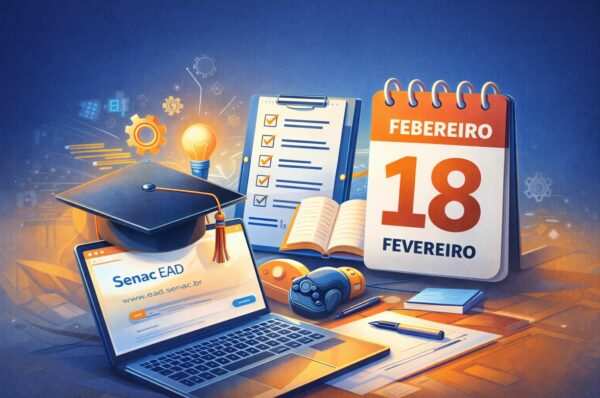 Senac EAD prorroga inscrições para cursos técnicos até 18 de fevereiro