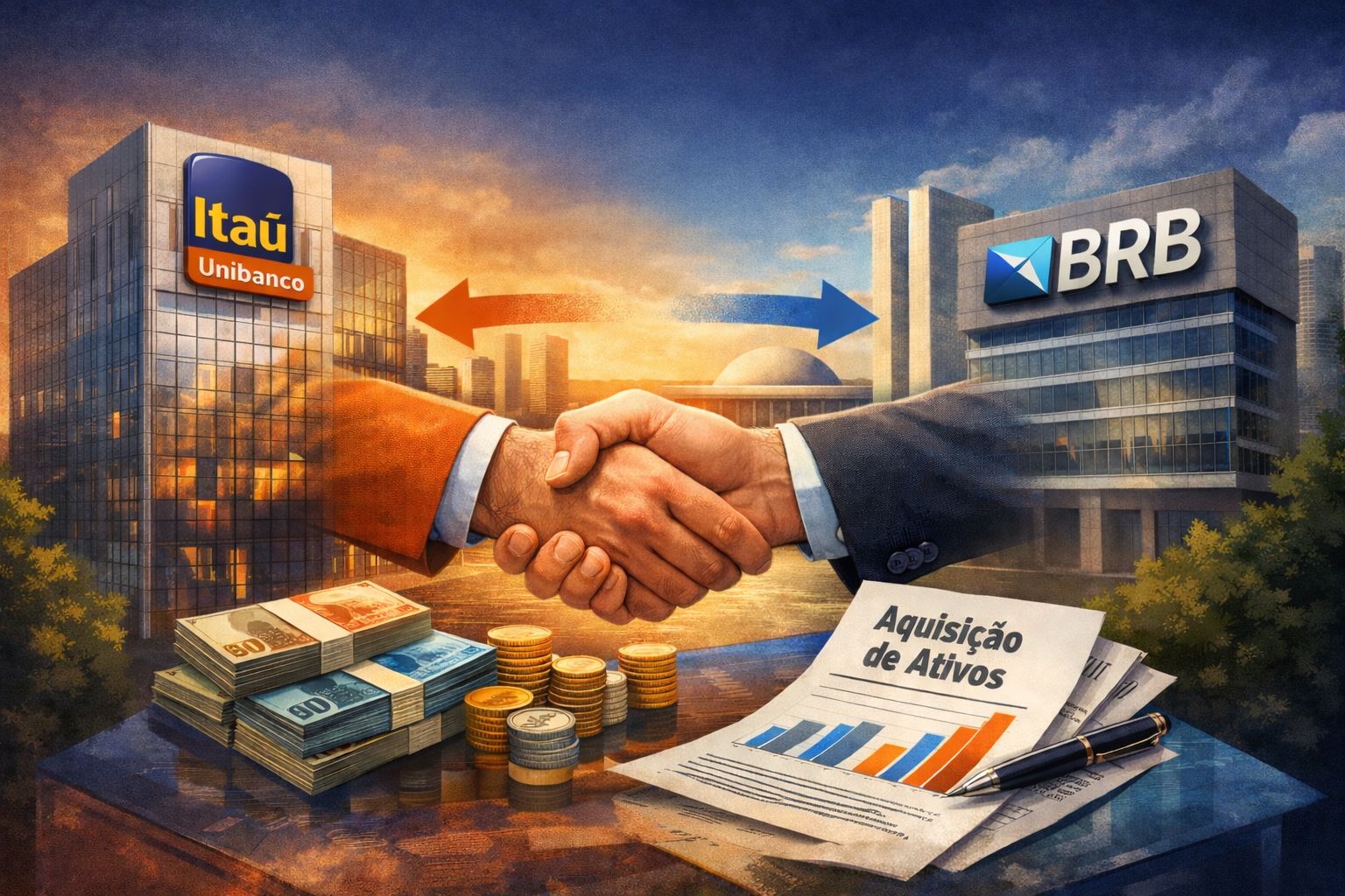 Itaú confirma acordo para aquisição de ativos do BRB