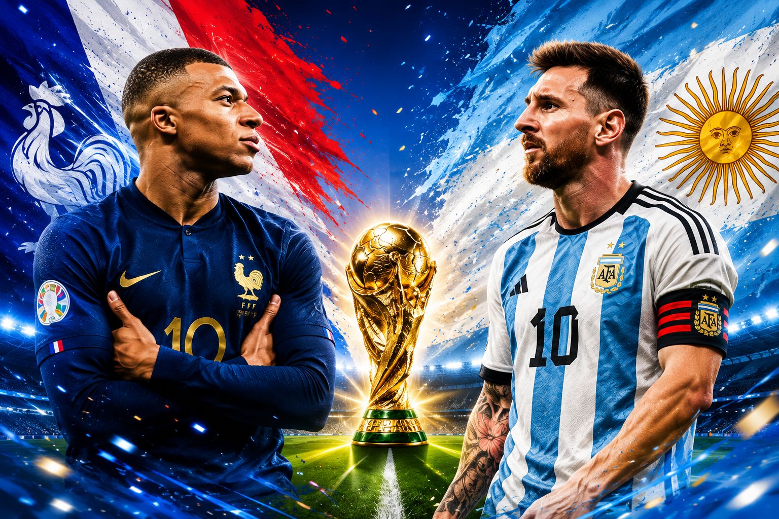 França e Argentina estreiam nesta terça-feira com favoritismo na Copa do Mundo