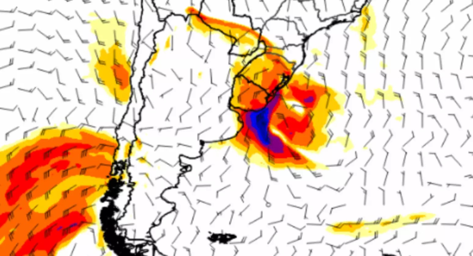 Inmet alerta para possível ciclone-bomba no Brasil; ventos podem passar de 100 km/h