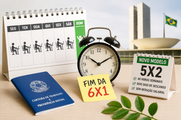 Fim da escala 6×1 avança no Senado e PEC prevê jornada de 40 horas sem redução salarial
