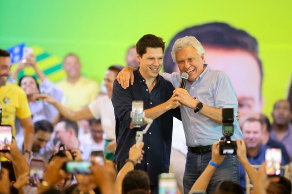 Eleições 2026: Caiado reforça apoio a Daniel Vilela na reta final em Goiás