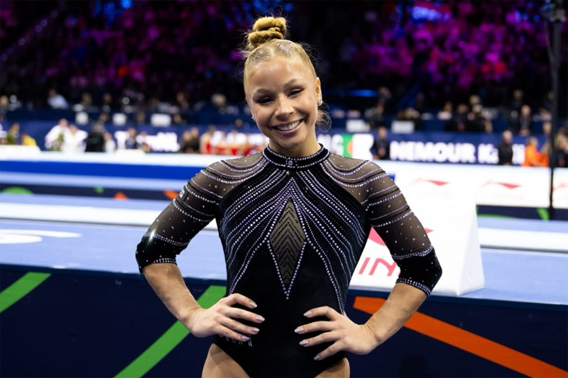 Flávia Saraiva ganha bronze na trave no Mundial de Ginástica 2026